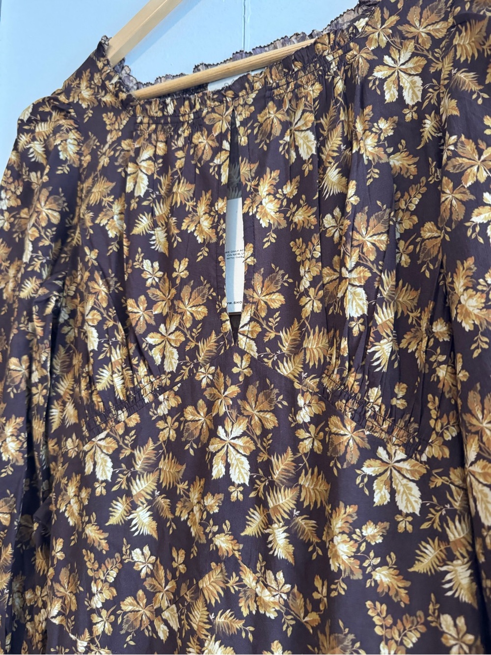 BNWT Doen Ginetta dress in Fern Grove Floral sz Small - Picture 8 of 11